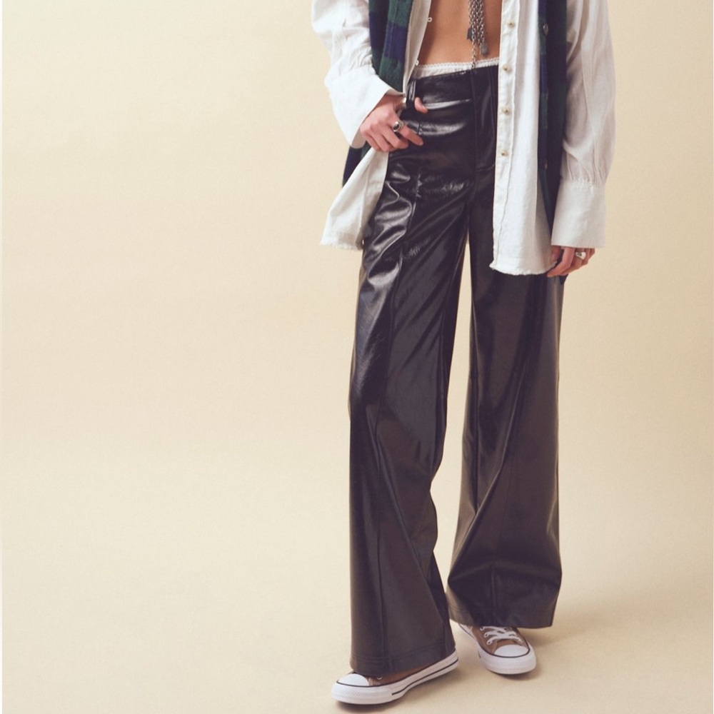 Free People Vegan Leather Pants